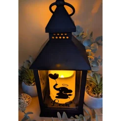 Grablicht Sternenkind, Led Laterne mit und ohne 6h Timer, Personalisiert,  Gedenklicht, Trauerlicht, Trauerlaterne, Grab