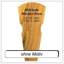 Grabtafel Unfallkreuz Eiche3 inklusive Beschriftung Übergangskreuz Wegekreuz aus Holz