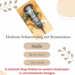 Grabvase, Grabdeko, Grabschmuck