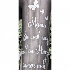 Grabvase, Grabdeko, Grabschmuck 3 Schmetterlinge