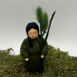 Grasmädchen - Jahreszeitentisch  - Frühling - Blumenkinder - Weihnachtsdeko