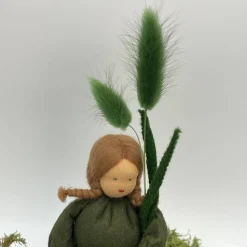 Grasmädchen - Jahreszeitentisch  - Frühling - Blumenkinder - Weihnachtsdeko