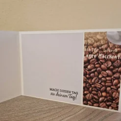 Gratulationskarte / Kaffeegrußkarte / Kaffeeliebhaber Karte / Kaffeezeit Karte / Kaffee Spezialkarte / Kaffee Liebhaber