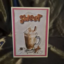 Gratulationskarte / Schokoglasmotiv /Süße Überraschung / Dankeskarte / Geschenk / Grußkarte