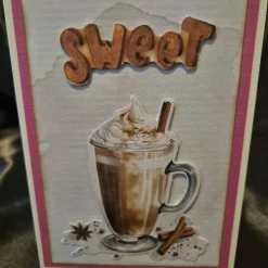 Gratulationskarte / Schokoglasmotiv /Süße Überraschung / Dankeskarte / Geschenk / Grußkarte