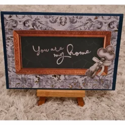 Gratulationskarte - You are my home - Schlüssel - VintageLook