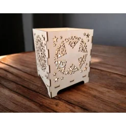 Graviertes Holzlicht Sternenkind • Trauerlicht • Erinnerung & Geschenk • Hochzeitslicht • Hochzeitsgeschenk