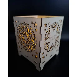 Graviertes Holzlicht Sternenkind • Trauerlicht • Erinnerung & Geschenk • Hochzeitslicht • Hochzeitsgeschenk