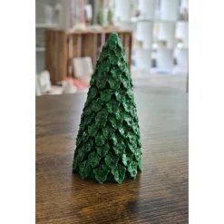 Grüne Glitzer Weihnachtsbäume - Tanne -