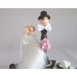 Große Schachteltorte, Hochzeitstorte,Torte zur Hochzeit in SCHWARZ-WEIß, Geldgeschenktorte, Geldgeschenk zur Hochzeit