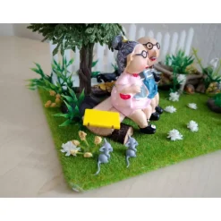 Großeltern Geschenk Garten Deko – Einzigartige Szene für Oma & Opa vom SaBienchenshop