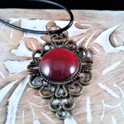 großer Anhänger bronze 18mm Cabochon mit Wunschmotiv mit Foto