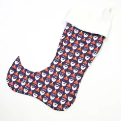 Großer Nikolausstiefel Nikolaussocke Nikolausstrumpf handgefertigt Nikolausgesicht personalisierbar mit Namen