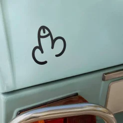 Großer Penis Aufkleber Normus Decentus | Autosticker | Pimmel Autoaufkleber JGA Junggesellenabschied | Scherz