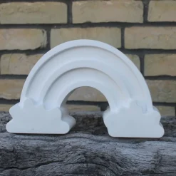 Großer Regenbogen für Gedenkecke oder Grabschmuck zum Selbstbemalen
