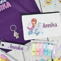 Großes Personalisiertes Geschenke Set für die Schultüte Füllung
