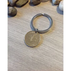 Groschen, Tacken, Zehner - Schöne alte Münze am Schlüsselring / 1994