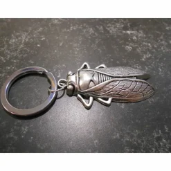 Grosse Kakerlake , Schabe, versilbert Schlüsselanhänger