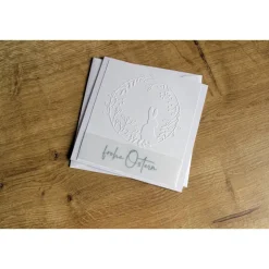 Grußkarte Osterkarte "Osterkranz" aus der Manufaktur Karla