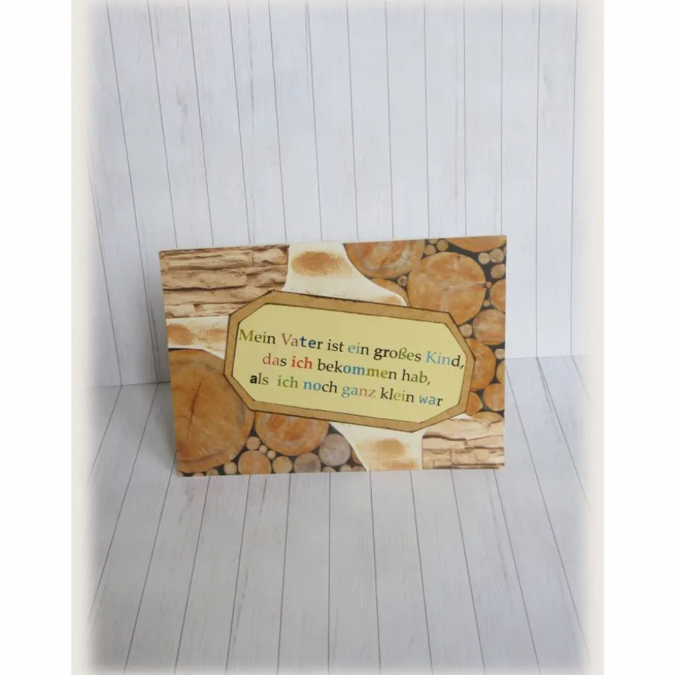 Grußkarte Vatertag, Geburtstag