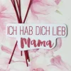 Grußkarte zum Muttertag - Muttertagskarte, Danke Mama