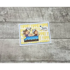 Grußkarten / Glückwunschkarten für Kinder, „Yippie du hast Geburtstag“, Karte für Mädchen & Jungen, Stampin‘ Up!