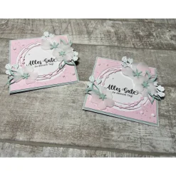 Grußkarten / Glückwunschkarten zum Geburtstag, „Alles Gute zu deinem Tag“, blumige Grüße, Handarbeit, Stampin‘ Up!