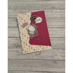 Grußkarten / Glückwunschkarten zum Geburtstag oder „einfach mal so“, Nilpferde sagen „Hi“, Handarbeit, Stampin’Up