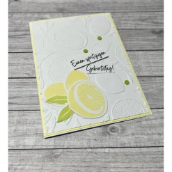 Grußkarten / Glückwunschkarten zum Geburtstag, „Einen spritzigen Geburtstag“, Zitronen, Geburtstagskarte, Stampin‘ Up!