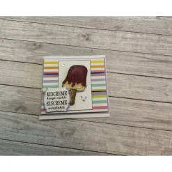 Grußkarten / Glückwunschkarten zum Geburtstag oder anderen Anlässen, Bücherwurm, Eis essen, Sparschwein, Stampin’Up