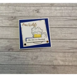 Grußkarten / Glückwunschkarten zum Geburtstag oder anderen Anlässen, Bücherwurm, Eis essen, Sparschwein, Stampin’Up