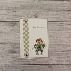 Grußkarten / Glückwunschkarten zum Geburtstag, „Ein „Prost“ auf die Männer“, blau, braun, Opa, Handarbeit, Stampin’Up