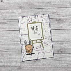 Grußkarten / Glückwunschkarten zum Geburtstag oder anderen Anlässen, „Nie zu alt“ Motivation oder Grüße, Handarbeit