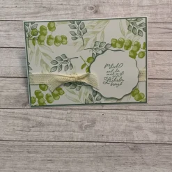 Grußkarten / Glückwunschkarten zum Geburtstag oder anderen Anlässen, „Glück & Zufriedenheit“, Stampin’Up