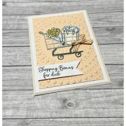 Grußkarten Glückwunschkarten Geburtstag etc. „Shopping-Bonus für dich“ Gutschein shoppen Cards Handmade Stampin‘ Up!