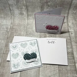 Grußkarten Glückwunschkarten „Du bist toll“ Cards Karten Valentinstag Geburtstag Muttertag Freundin Herzen Stampin‘ Up!