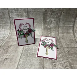 Grußkarten Glückwunschkarten „Drück dich“ Cards Geburtstag Muttertag Valentinstag Anlass Blumen Herz Stampin‘ Up!