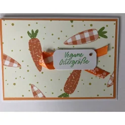 Grußkarten zu Ostern Vegan Handarbeit Stampin’Up Unikate