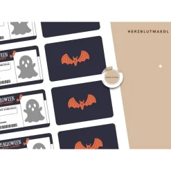 Gruselausweis als Mitgebsel Halloweenparty - DIY Halloween Projekte für Kinder an der Halloweenparty |  Kinderparty |