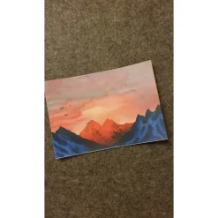 Grusskarte Wintermotiv Aquarell (gedruckt)