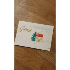 Grusskarte Wintermotiv Aquarell (gedruckt)