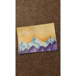 Grusskarte Wintermotiv Aquarell (gedruckt)