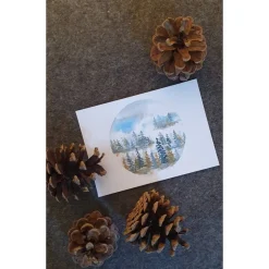 Grusskarte Wintermotiv Aquarell (gedruckt)