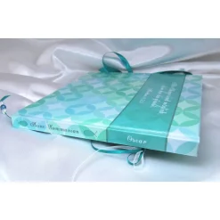 Gästebuch Erstkommunion Kommunion Taufe Türkis kirchlich Fisch Schutzengel personalisiert Taufgästebuch Taufbuch Kommunionsbuch Taufgeschenk