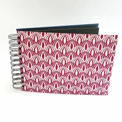 Gästebuch Fotoalbum blau oder beerenfarben schwarze Innenseiten, wahlweise mit Zwischenpapier