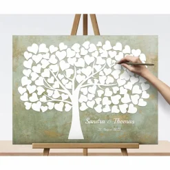 Gästebuch Hochzeit auf Leinwand – individuell, kreativ und einzigartig