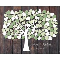 Gästebuch Hochzeit Geburtstag Hochzeitsgästebuch, Hochzeitsbaum