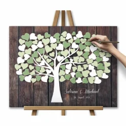 Gästebuch Hochzeit Geburtstag Hochzeitsgästebuch, Hochzeitsbaum