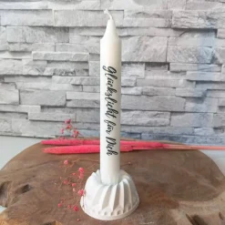 Gugelhupf Kerzenhalter aus Raysin – Handgemachter Kerzenständer für stilvolle Deko