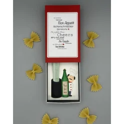 Gutschein Essen lustig verpacken – Kreative Geschenkbox mit Koch-Motiv